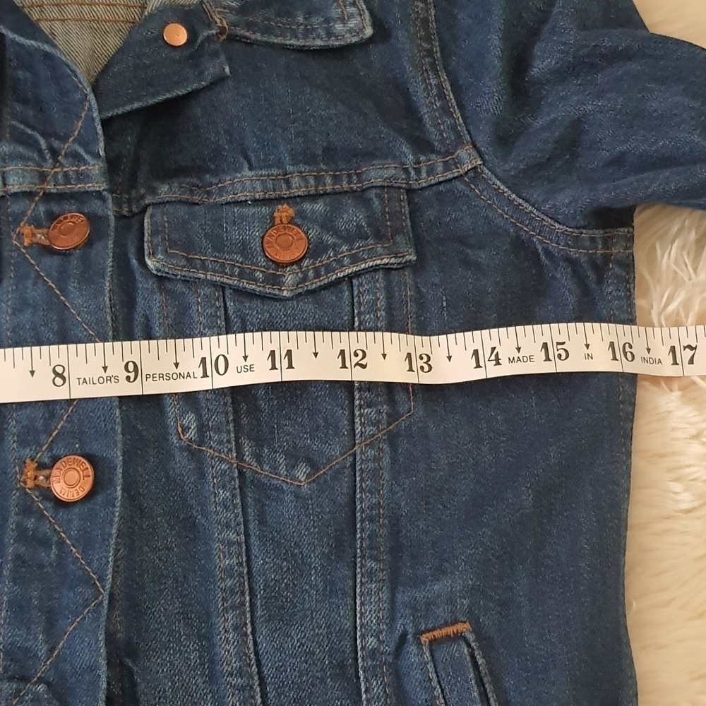 Madewell Trucker Jean Jacket Womens XS Blue Denim 100% Cotton - Picture 10 of 11